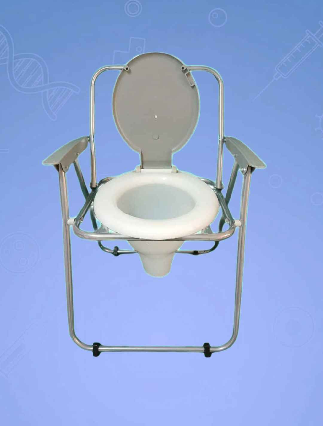 توالت فرنگی مبله تاشو گالوانیزه (فلزی) ایپکا