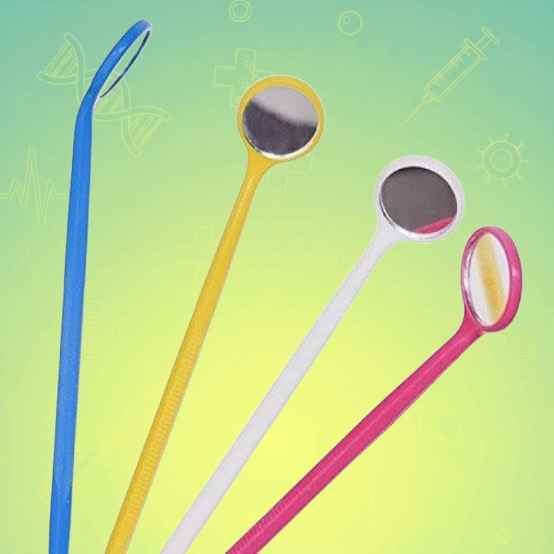 آینه یکبار مصرف دندان پزشکی ۵۰ عددی