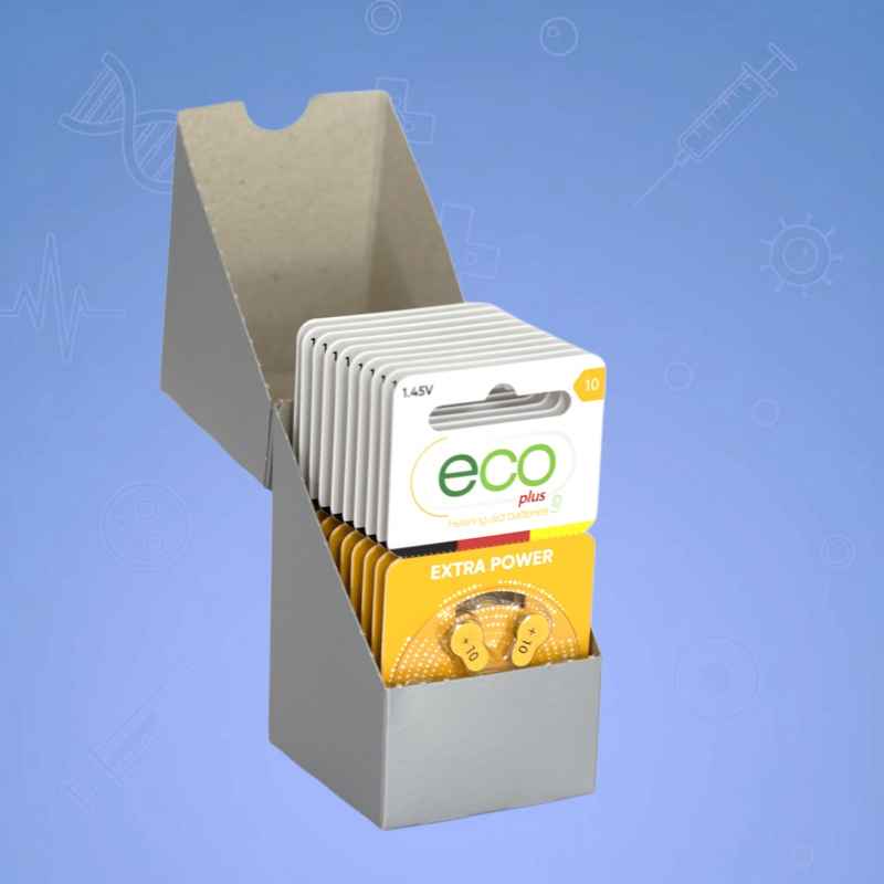 باطری سمعک شماره ۱۰ اکوپلاس