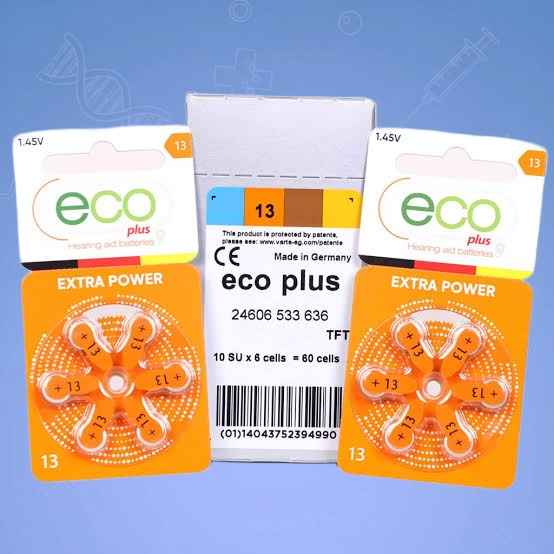 باطری سمعک شماره ۱۳ اکوپلاس