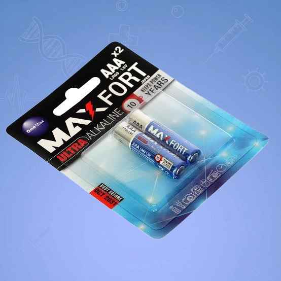 باطری نیم قلمی الکالاین مکس فورت MaxFort