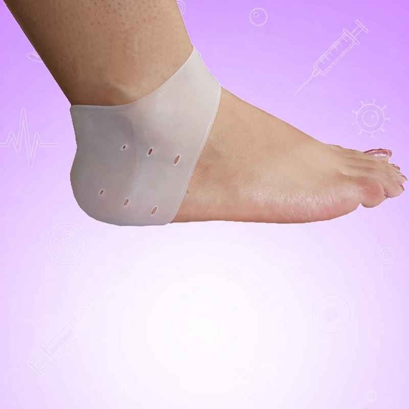 پاشنه پوش سیلیکونی (ضد ترک پا) سما طب