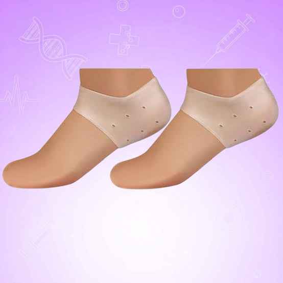 پاشنه پوش سیلیکونی (ضد ترک پا) سما طب